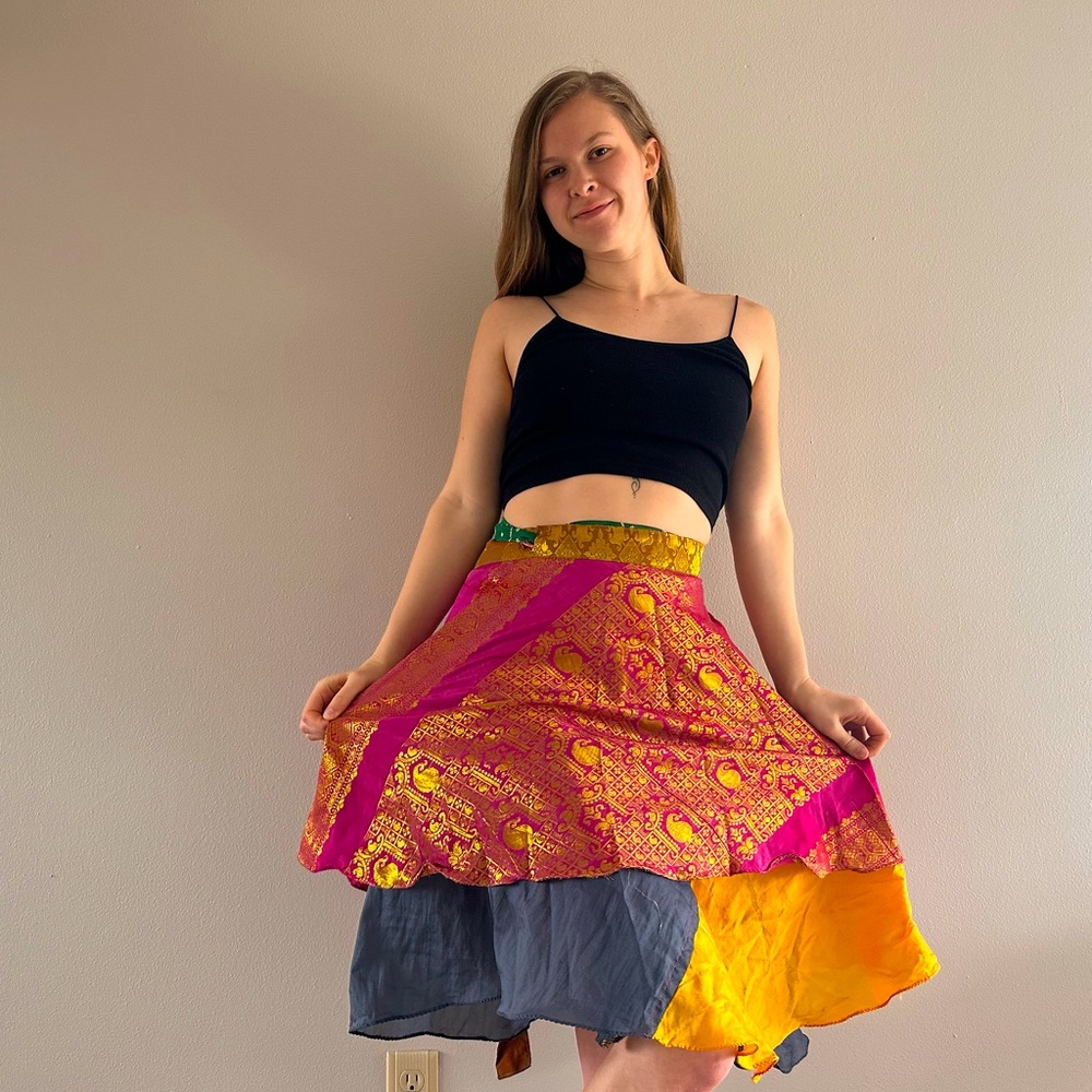 Sari Wrap Skirt